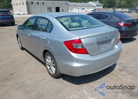 2012 Honda Civic Ex-L из США, поврежденный, VIN 19XFB2F92CE307770